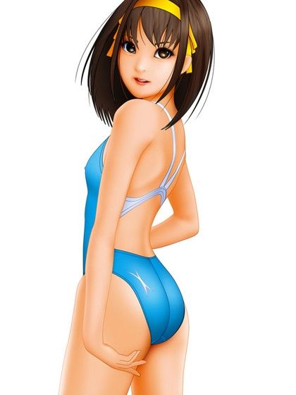 涼○ハルヒの競水 サンプル1ページ目