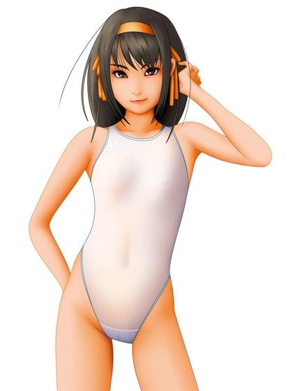 涼○ハルヒの競水 サンプル2ページ目