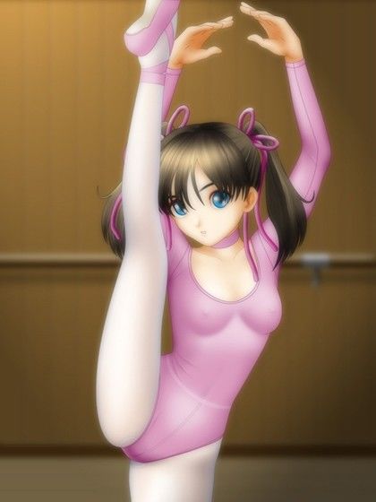 レオタードと白タイツ サンプル1ページ目