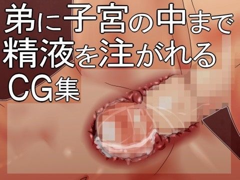弟に子宮の中まで精液を注がれるCG集
