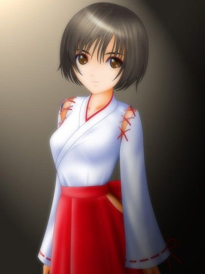 競泳水着の守り巫女 サンプル1ページ目