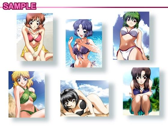 スパ○ボ水着CG集 SUMMER SCRAMBLE サンプル1ページ目