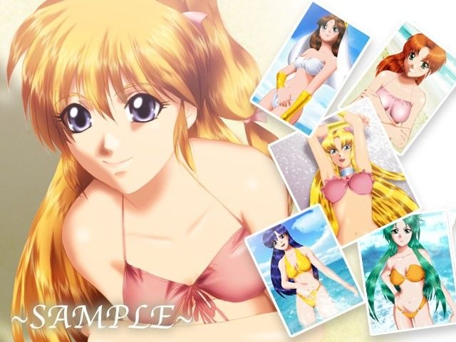 P○E美少女ヒロイン水着CG集 サンプル1ページ目