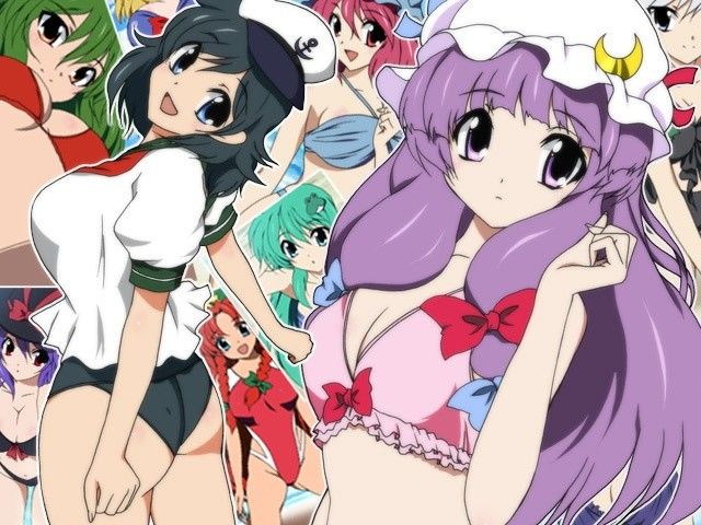 東方水着CG集 其の弐 サンプル1ページ目