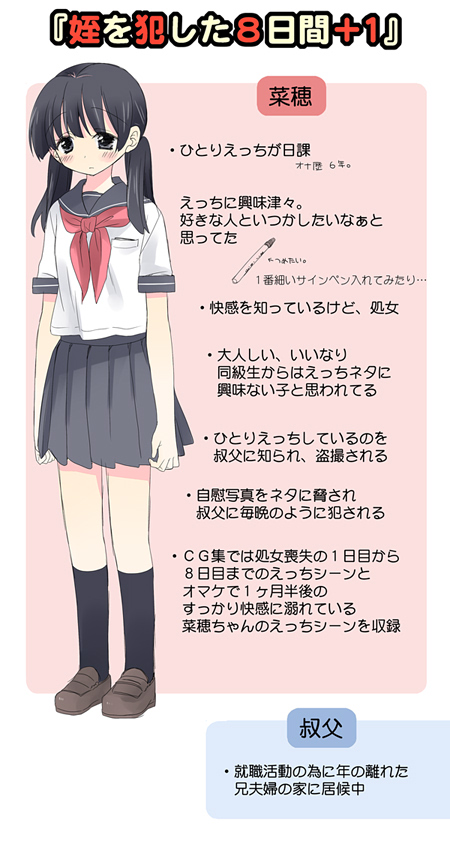 姪を犯した8日間＋1 サンプル3ページ目