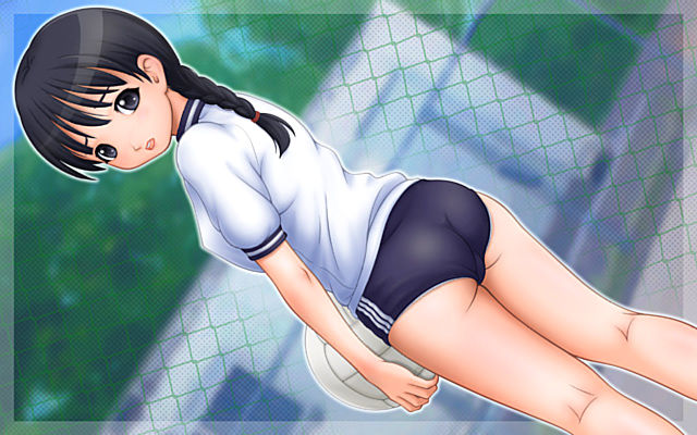 紺の布と白い肉 〜ブルマ少女CG集1〜 サンプル1ページ目
