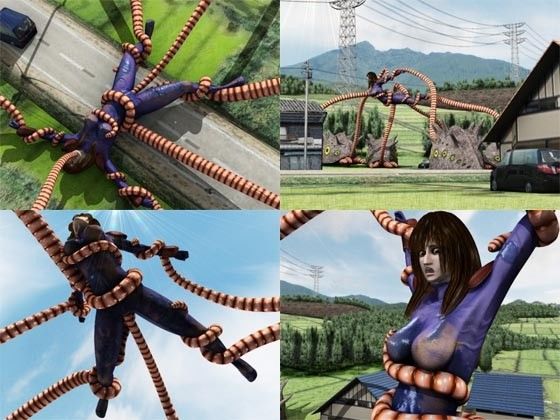 異形の女神 壱の巻・蠢く触手 サンプル3ページ目