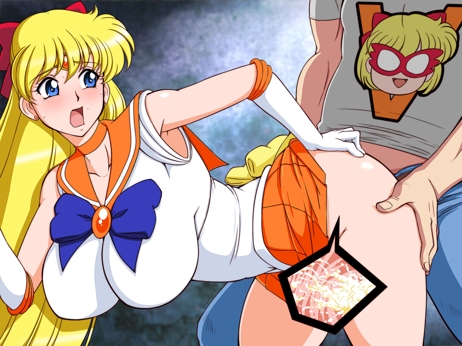 女体姦測3 煽乳腔搾金星編 サンプル4ページ目