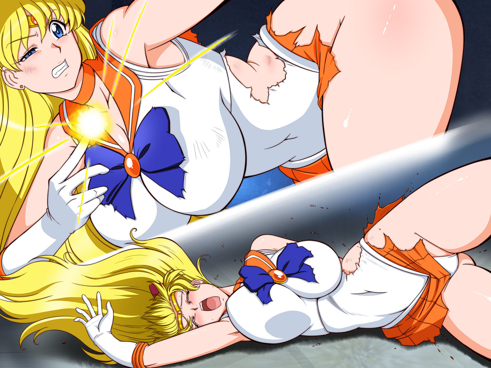 女体姦測3 煽乳腔搾金星編 サンプル6ページ目
