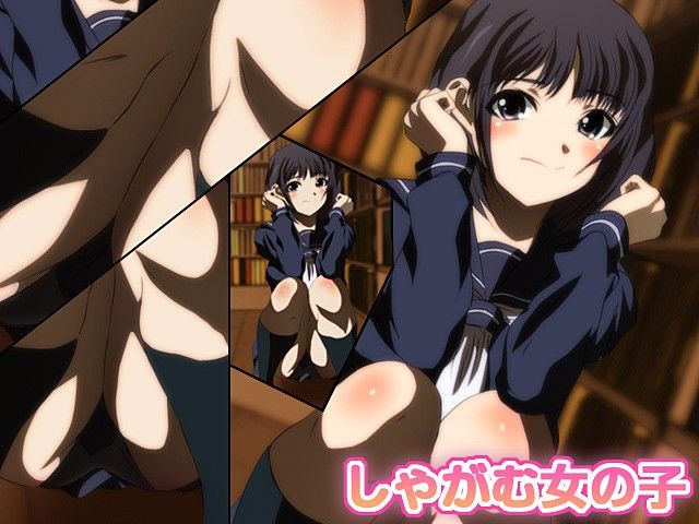 しゃがむ女の子 サンプル3ページ目
