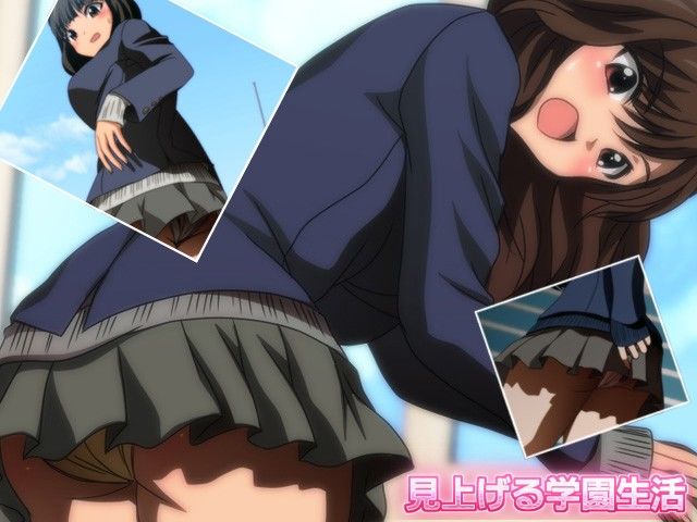 見上げる学園生活 サンプル1ページ目