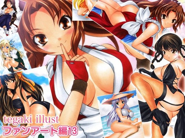 tegaki illust ファンアート編13 サンプル1ページ目