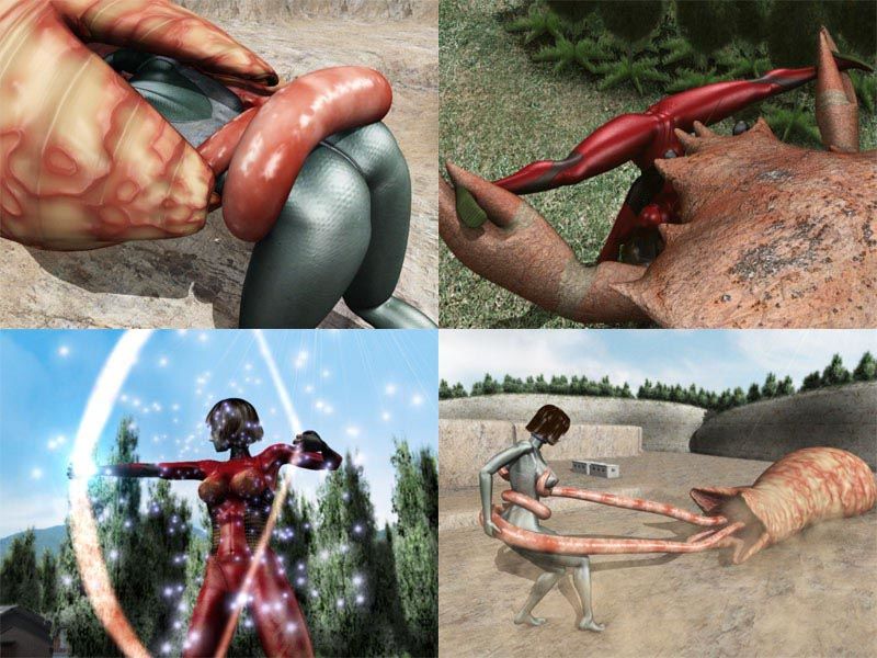 巨大ヒロイン陵●・丸呑み  異形の女神・第二集 サンプル3ページ目