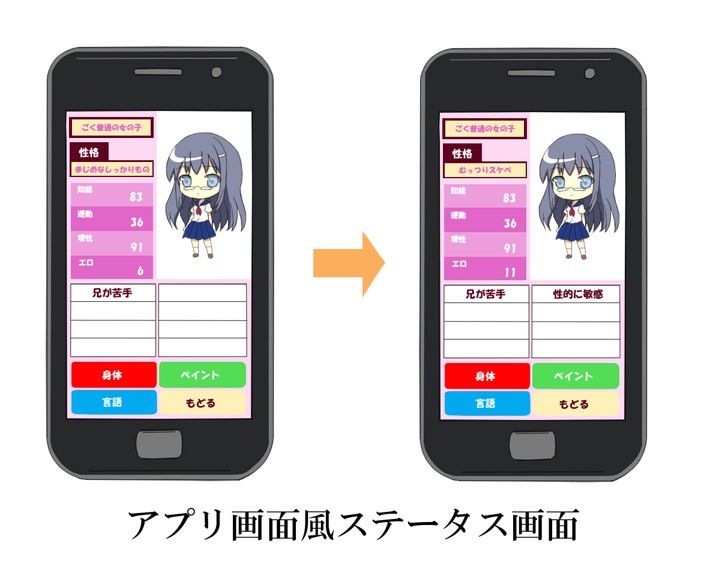 女が全て下品なビッチになった日常 中編 サンプル1ページ目