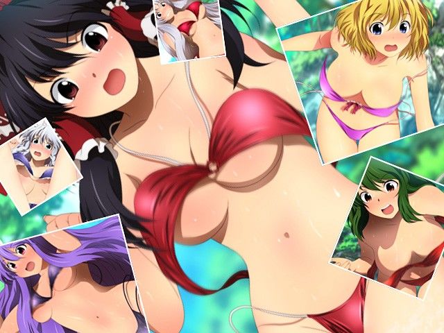 はじける！東方ビキニ サンプル1ページ目
