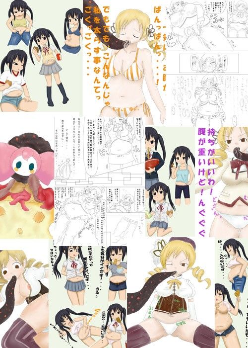 あずにゃんマミさん肥満化CG集 サンプル1ページ目