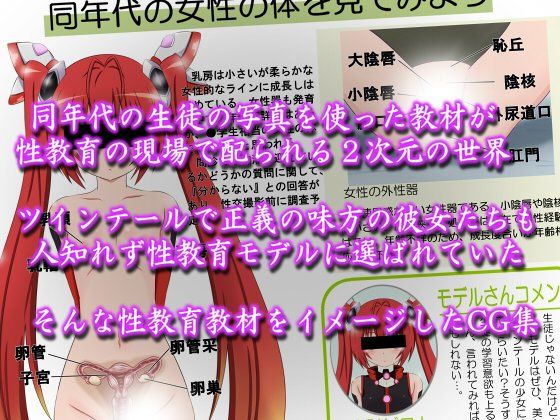 性教育教材には同年代の生徒の写真を使うべきだと思うのです！FILE:31 ツインテール、性教育モデルになります！ サンプル1ページ目