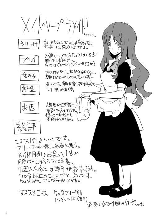 らいでんらぼのソープレポファイル サンプル2ページ目