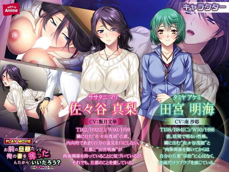 お前の旦那だって俺の妻を奪ったんだから、いいだろう？〜復讐のネトリ PLAY MOVIE サンプル1ページ目