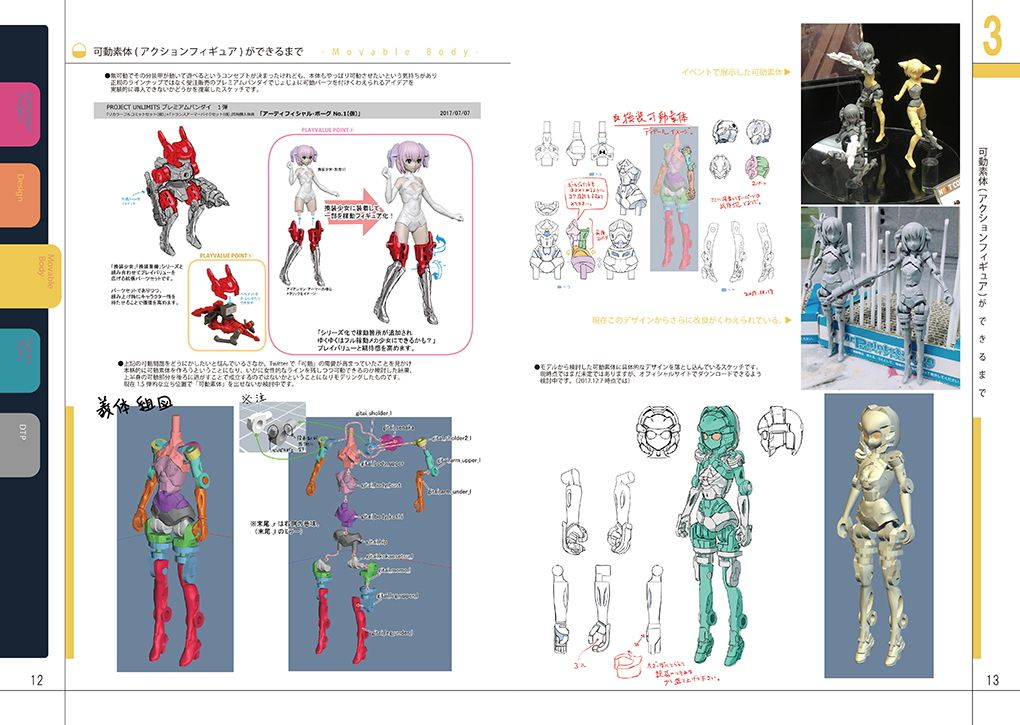 玩具（カプセルトイ）ができるまで サンプル3ページ目