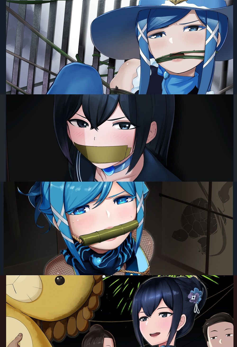 魔法少女ウェスタンガールズ プレミアムイラスト集 サンプル2ページ目