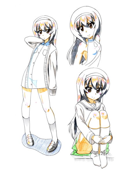 ガルパンお絵かきまとめ サンプル3ページ目