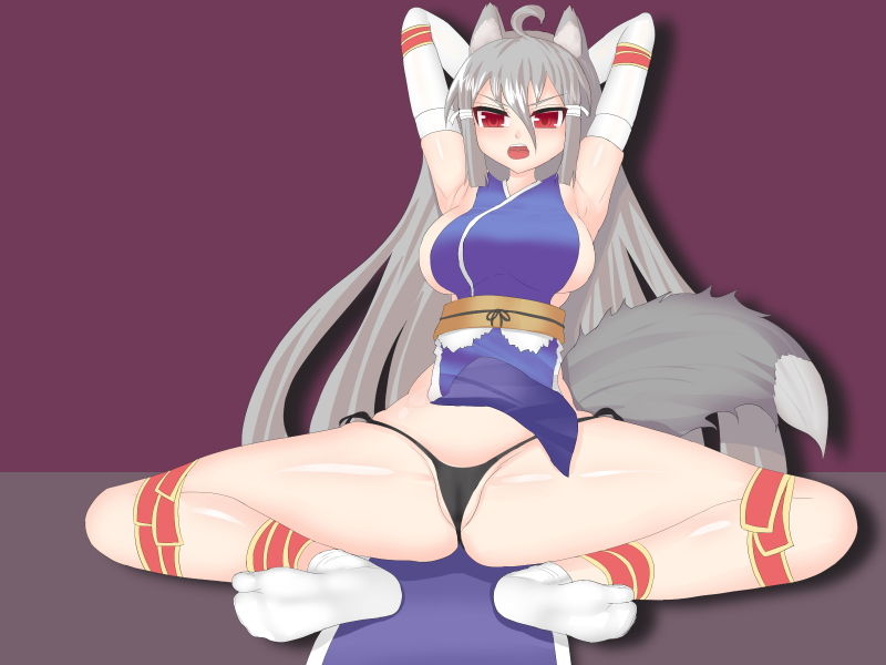 妖狐VSくすぐり サンプル1ページ目