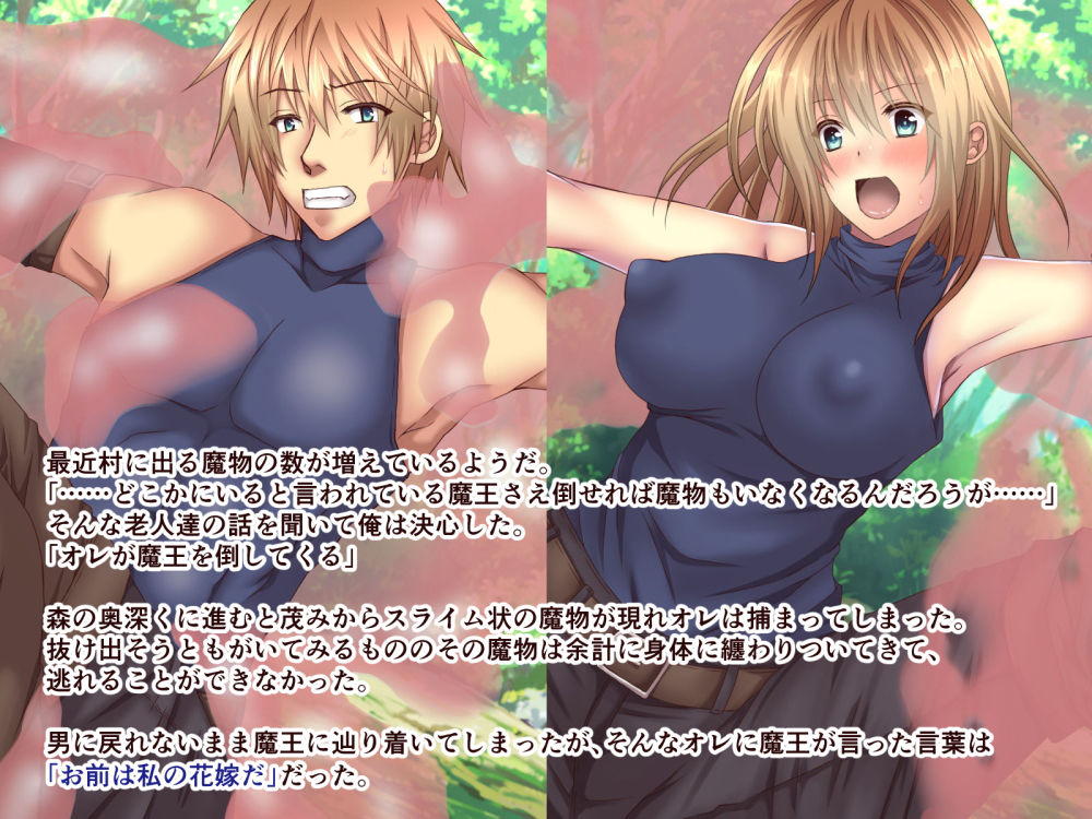 敗北勇者の女体化エンド サンプル3ページ目