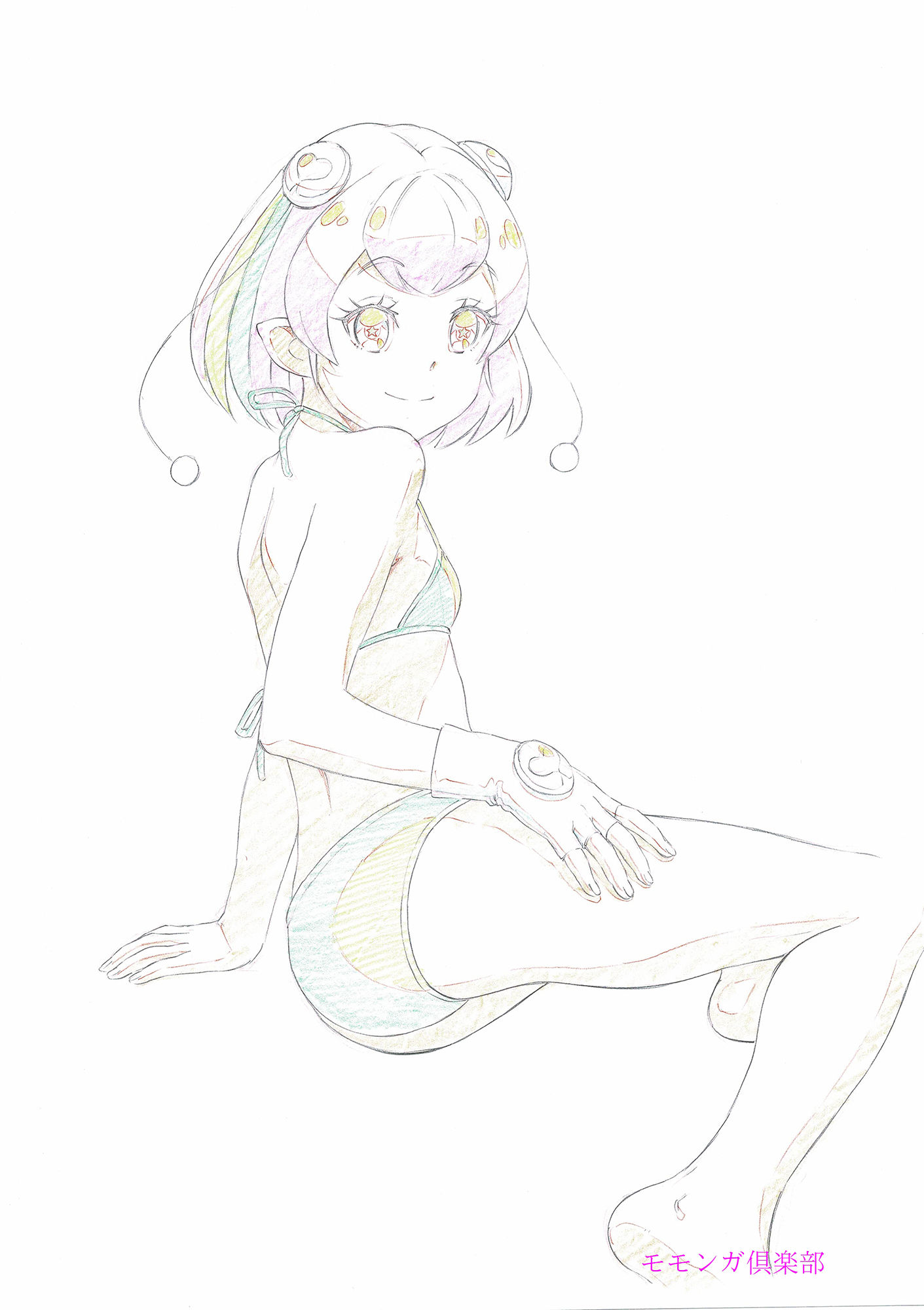 アニパロらふ原画集2019A サンプル1ページ目