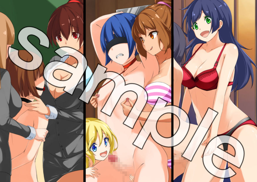 女の子×女の子×女の子×男の子II サンプル3ページ目