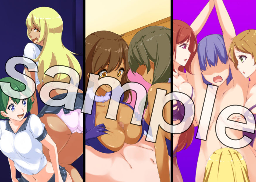 女の子×女の子×女の子×男の子III サンプル3ページ目