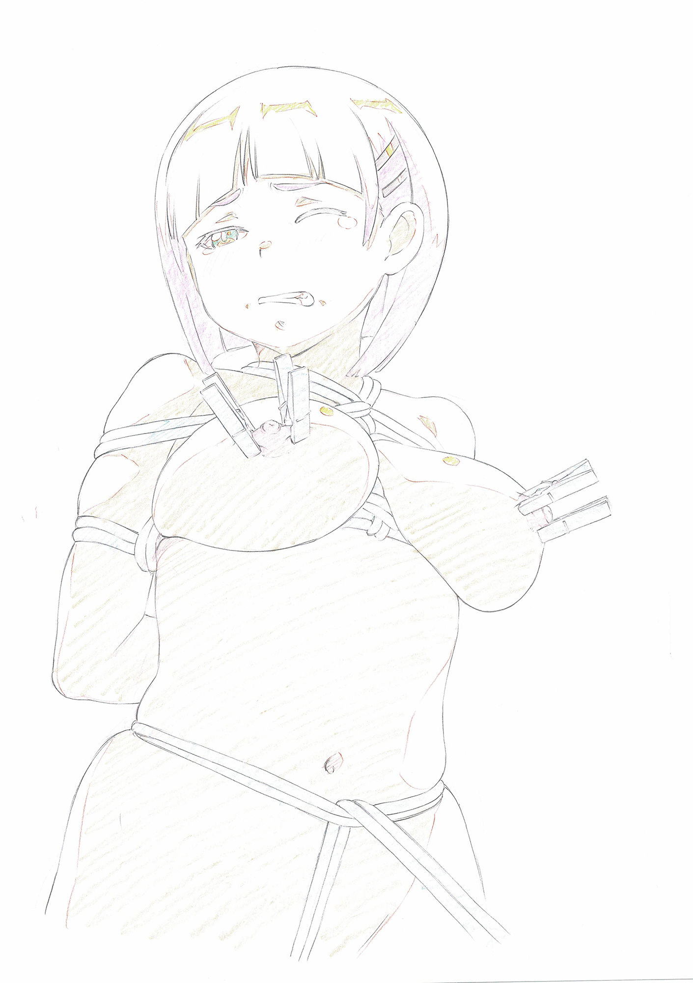 あにパロらふ原画集2019C サンプル2ページ目