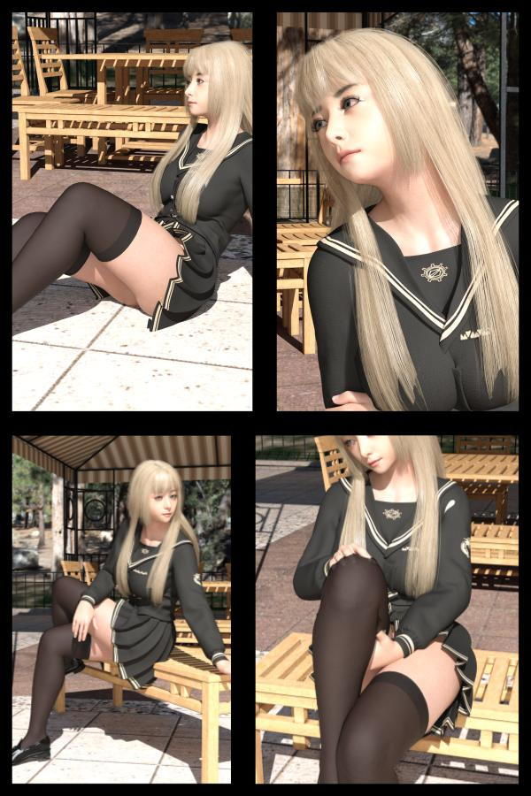 ♪『理想の彼女を3DCGで作ります』から生まれたバーチャルアイドル「Jerena Yang（ヘレーナ・ヤング）」のサード写真集:Femme fatale3（ファム・ファタール3:運命の女性） サンプル3ページ目