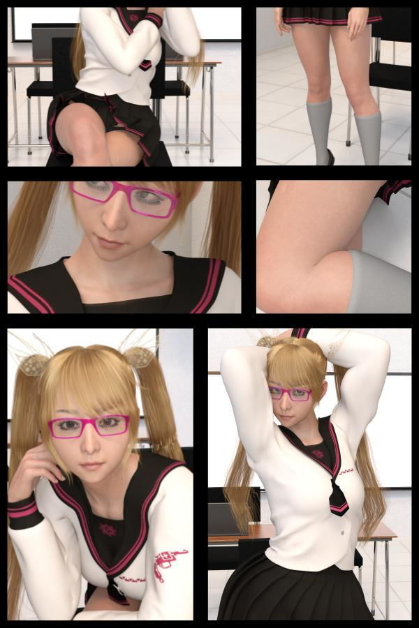 ♪『理想の彼女を3DCGで作ります』から生まれたバーチャルアイドル「Jerena Yang（ヘレーナ・ヤング）」の5th写真集:Femme fatale 5（ファム・ファタール5:運命の女性） サンプル2ページ目