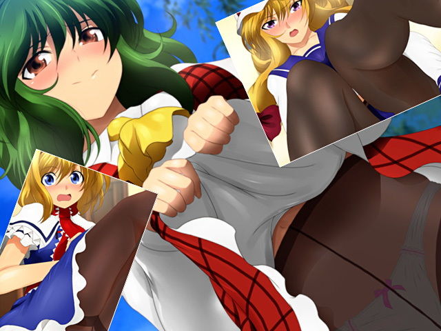 東方黒タイツ＋東方セーラー服with黒タイツSPECIAL サンプル1ページ目