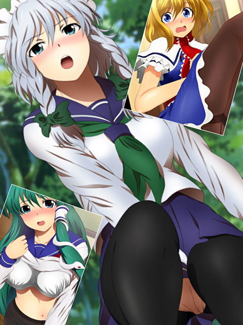 東方黒タイツ＋東方セーラー服with黒タイツSPECIAL サンプル8ページ目