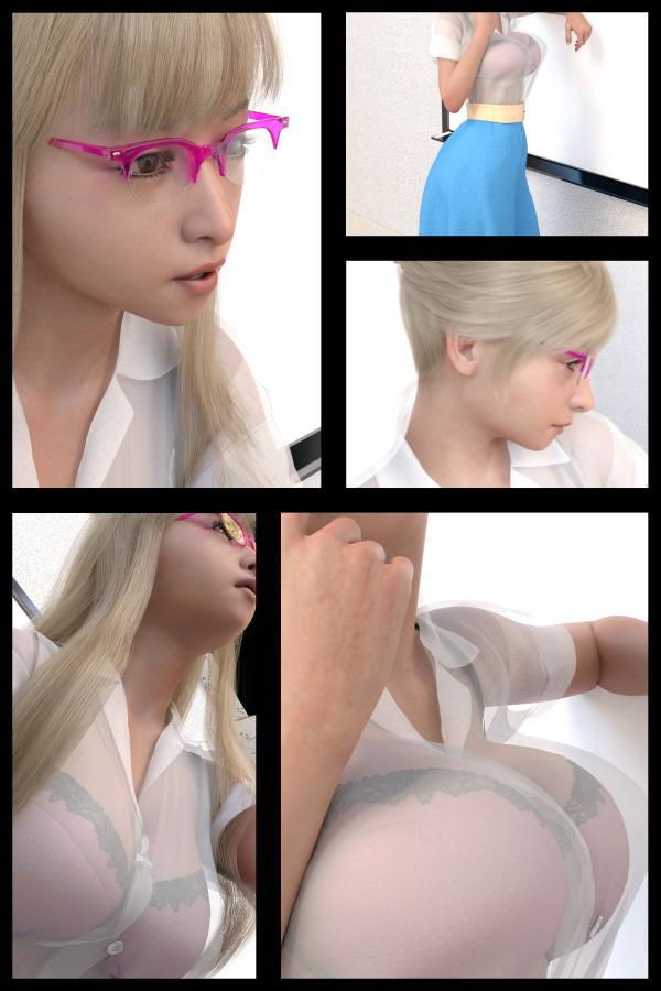 ♪『理想の彼女を3DCGで作ります』から生まれたバーチャルアイドル「Jerena Yang（ヘレーナ・ヤング）」の8th写真集:Femme fatale 8（ファム・ファタール8:運命の女性） サンプル3ページ目