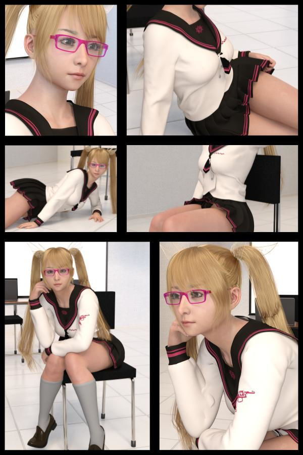 ♪♪『理想の彼女を3DCGで作ります』から生まれたバーチャルアイドル「Jerena Yang（ヘレーナ・ヤング）」の写真集10冊セット:Femme fatale 1〜10（ファム・ファタール:運命の女性） サンプル5ページ目