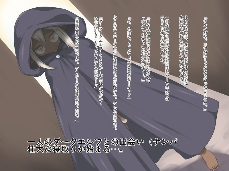 人妻ダークエルフ攻略物語 サンプル1ページ目