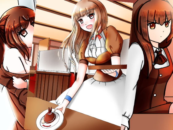 カフェ・ブラウンーバイト先の日常イラスト集ー サンプル1ページ目