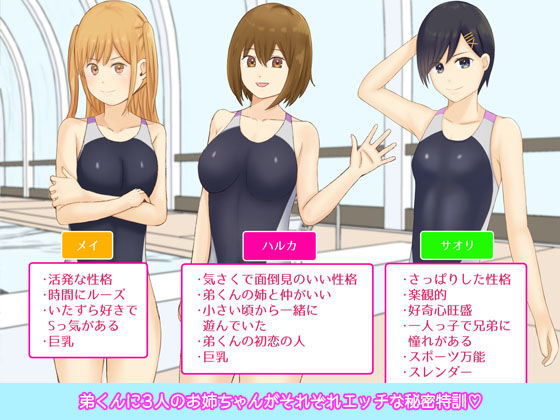 僕とお姉ちゃんの秘密の水泳特訓 サンプル2ページ目
