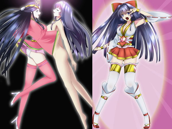 正義のヒロイン 聖巫女天音・転昇 サンプル3ページ目