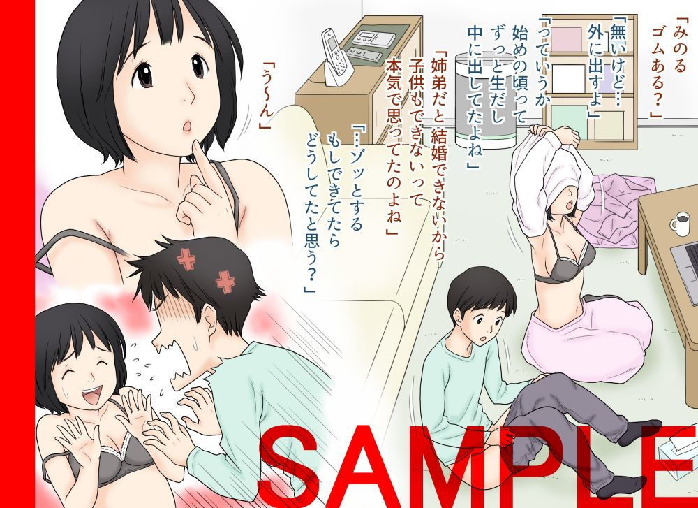 性行為を覚えてしまった姉と弟のその後 サンプル3ページ目