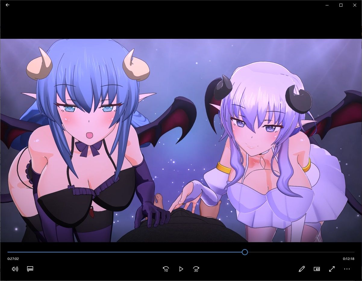 ダブルサキュバスのイキっぱなし洗脳オナニーサポート サンプル2ページ目
