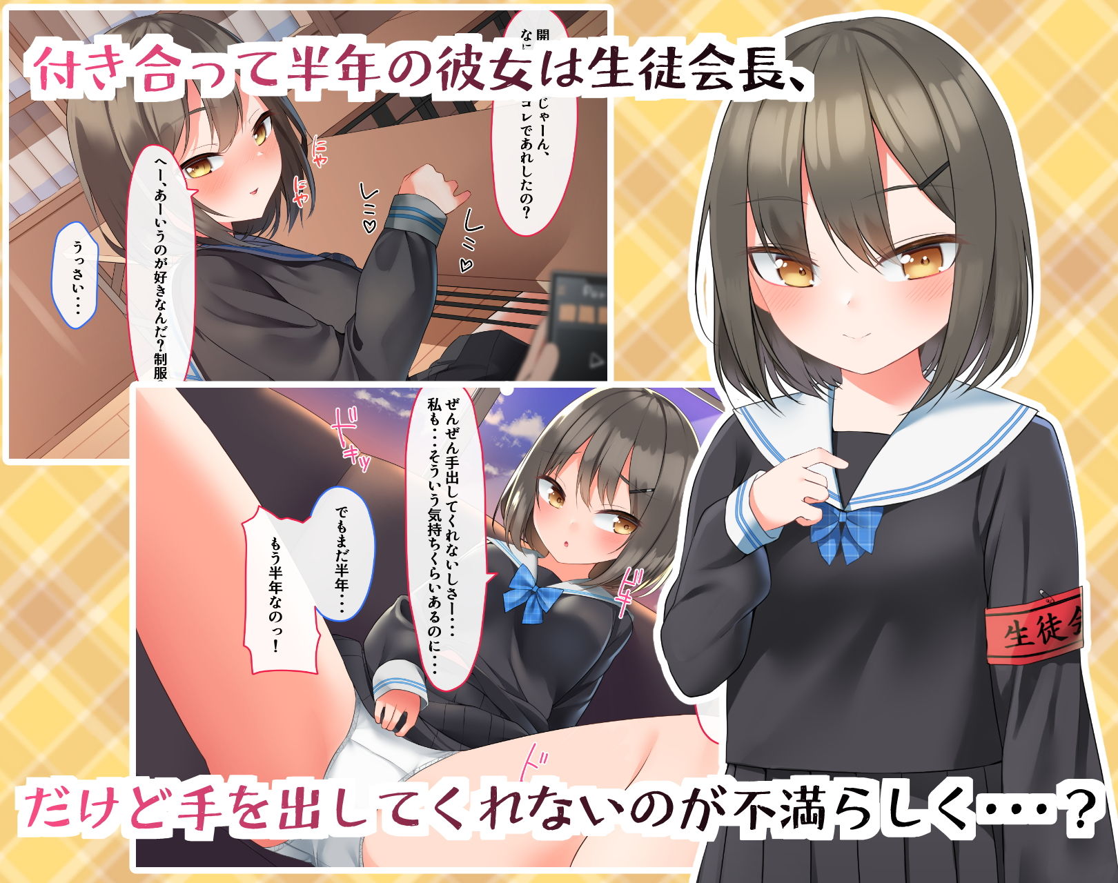 生徒会長をエロエロに改造する話 サンプル1ページ目