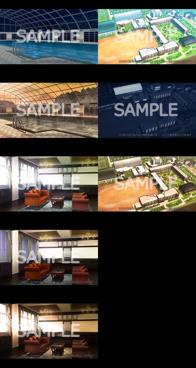 みにくる背景CG素材集『学園編』part09 サンプル3ページ目