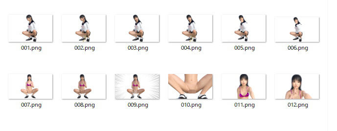 おしっこをしている所を盗撮されて発情したスーちゃん - 画像集 サンプル1ページ目