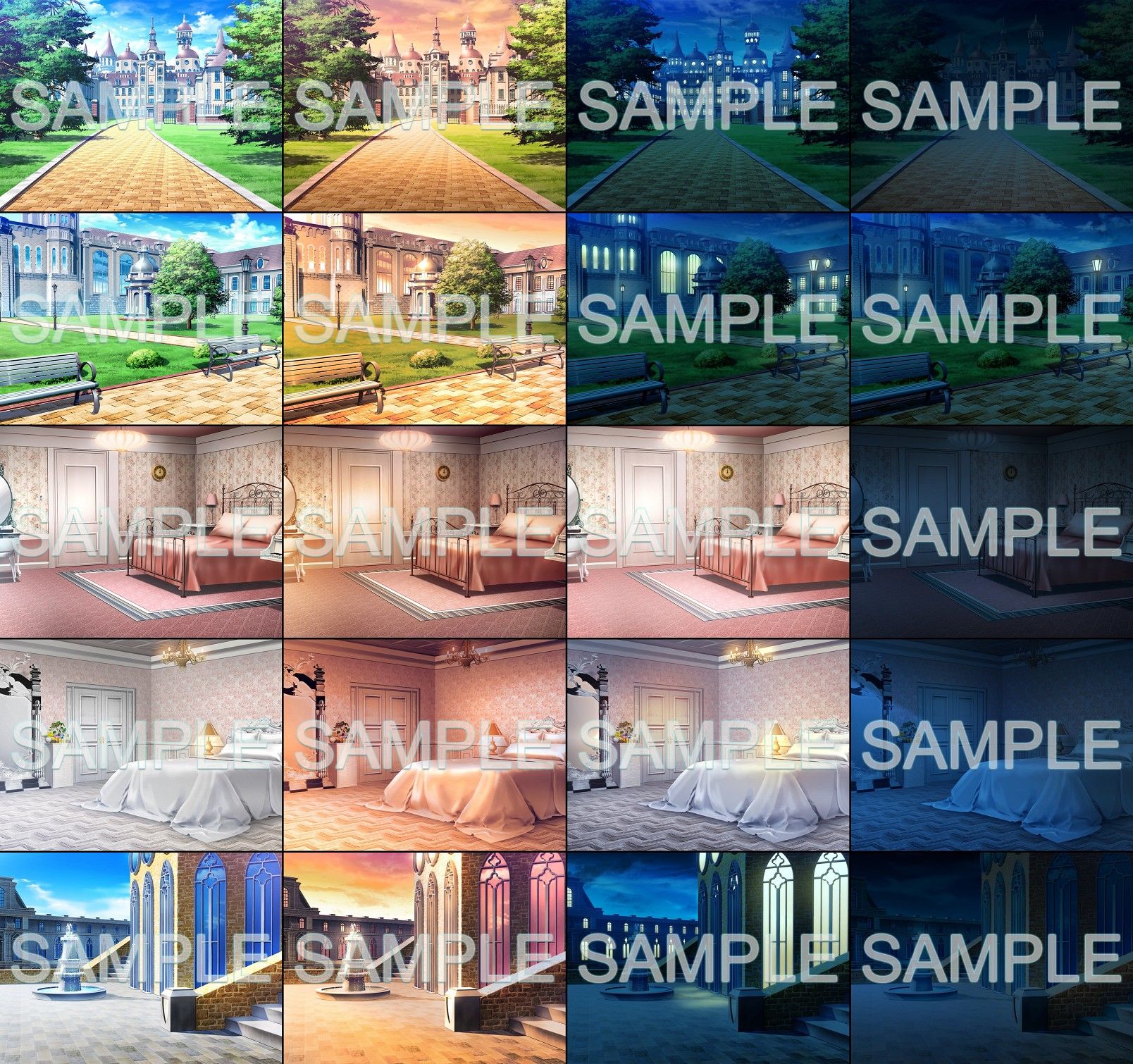 みにくる背景CG素材集『お屋敷編』part06 サンプル1ページ目