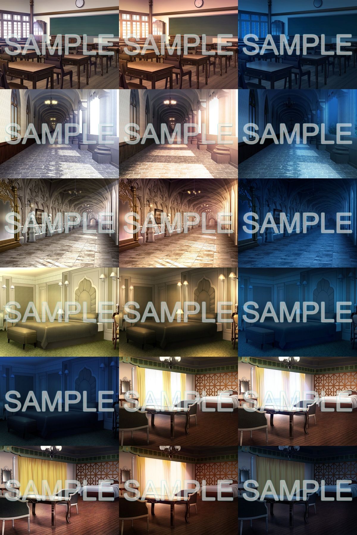みにくる背景CG素材集『お屋敷編』part06 サンプル2ページ目