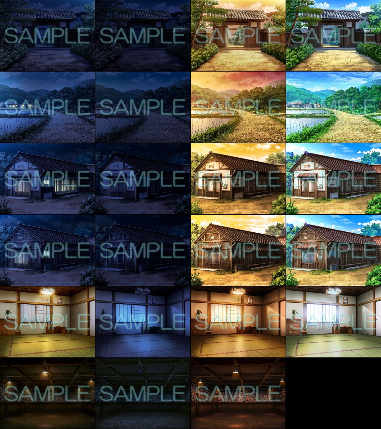みにくる背景CG素材集『田舎編』part01 サンプル2ページ目